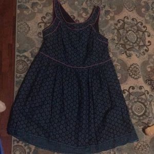 Navy and purple dress